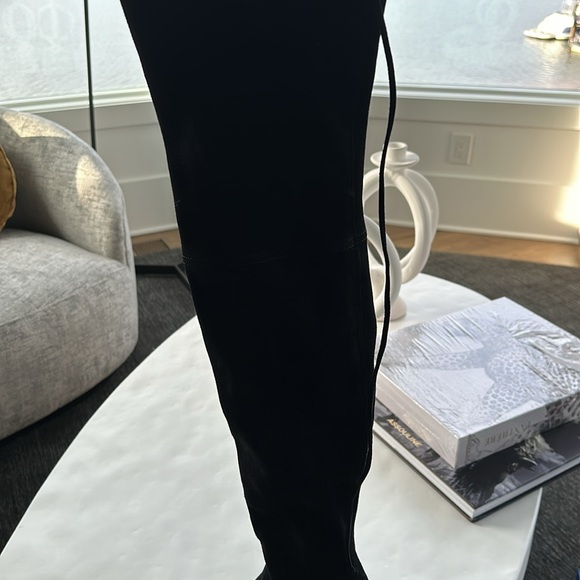 Stuart Weitzman Hiline Boot in Black Suede - Picture 10 of 13